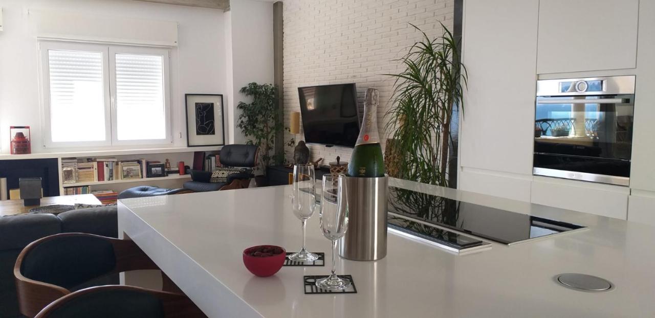 Ferienwohnung Atico Loft En Frente Al Mar Terraza Vista Espectacular Alicante Exterior foto